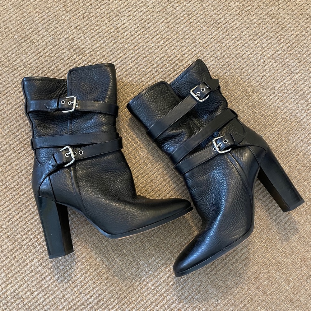 Real Leather Coach Boots